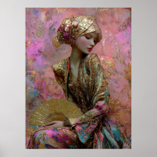 - FD2 Förtrollande Fantasy Drömmig Muse Iridescent Poster