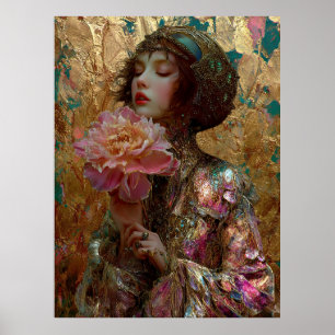 - FD2 Förtrollande Fantasy Drömmig Muse Iridescent Poster