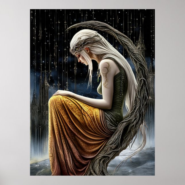 - FD2 Mystisk månväktare Celestial Gudinna 9 Poster (Framsidan)