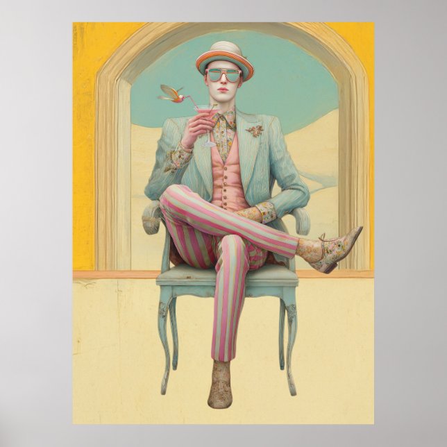 *~* FD2 Snyggt Young Boho MAN Cocktail 27 Poster (Framsidan)