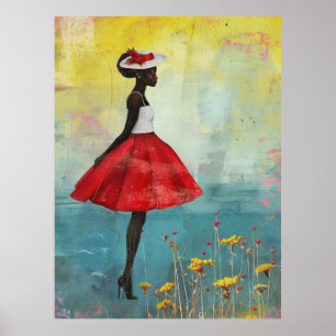 *~* FD2 Tropical Black Goddesses Hat 23 Poster