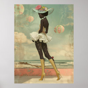 *~* FD2 Tropical GODDESS Black Woman fet 11 Poster