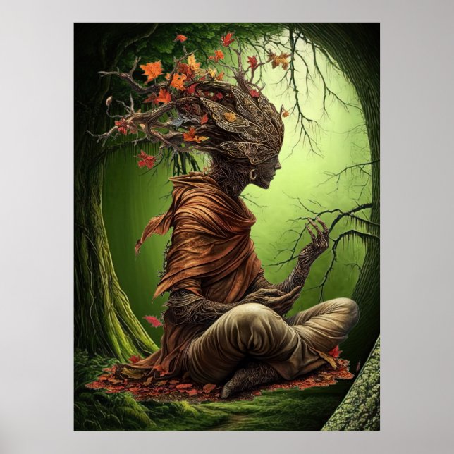 *~* FD3 28 Enchanting WOMAN Earth l Keeper Poster (Framsidan)