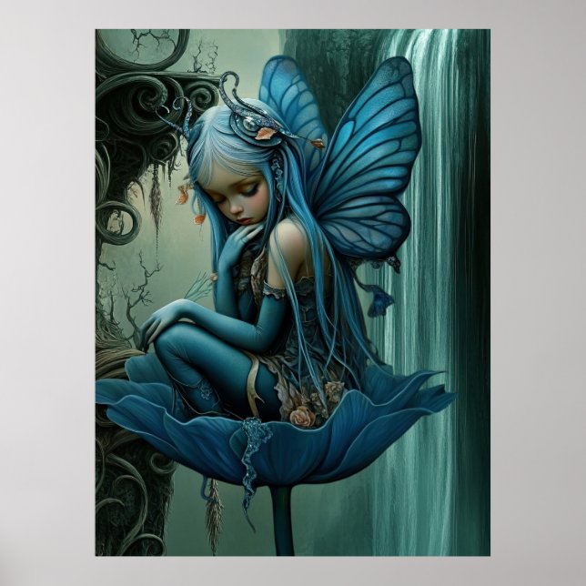 *~* FD3 31 Enchanting Forest Nymph Fantasy Poster (Framsidan)