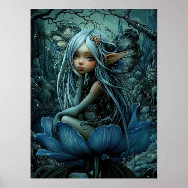 *~* FD3 33 Enchanting Forest Nymph Fantasy Poster (Framsidan)