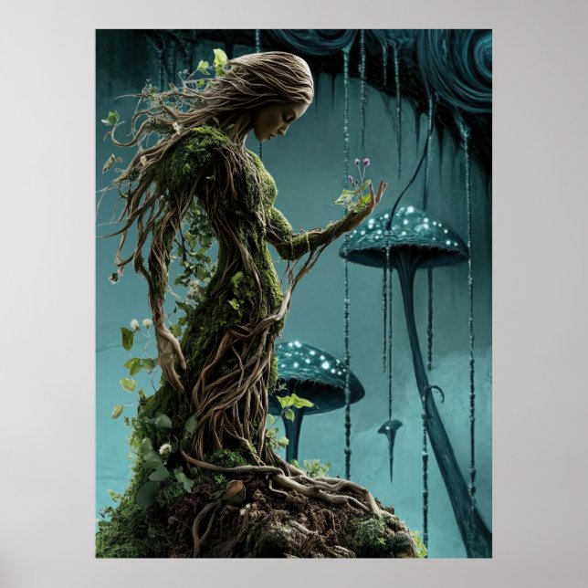 *~* FD3 Earth Keeper Andlig Natur 40 Poster (Framsidan)