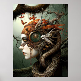 *~* FD3 Earth Keeper NATURE WOMAN Guardian 7 Poster