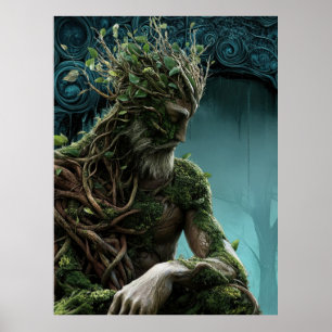 *~* FD3 Earth Keeper Visionary Spirit Fantasy 13 Poster