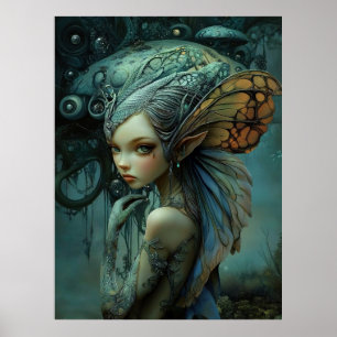 *~* FD3 Forest Nymph Fantasy Art 17 Poster