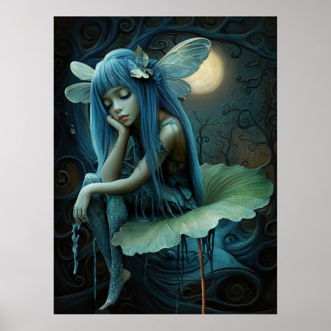 *~* FD3 Forest Nymph Fantasy Art 29 Poster (Framsidan)