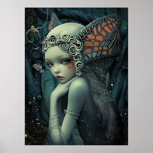 *~* FD3 Magic Forest Nymph Fantasy 13 Poster (Framsidan)