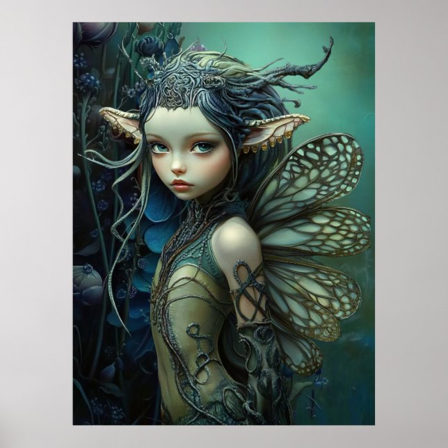 *~* FD3 Magic Forest Nymph Fantasy 26 Poster (Framsidan)