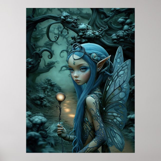 *~* FD3 Magic Forest Nymph Fantasy 2 Poster (Framsidan)