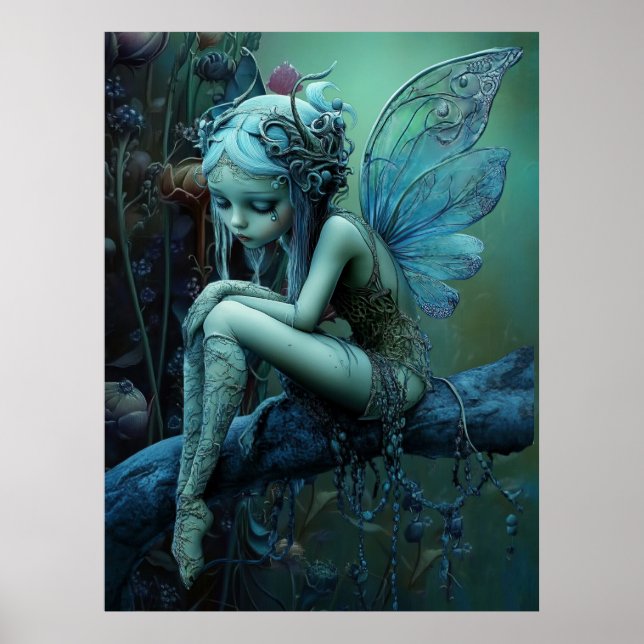 *~* FD3 Magic Forest Nymph Fantasy 44 Poster (Framsidan)