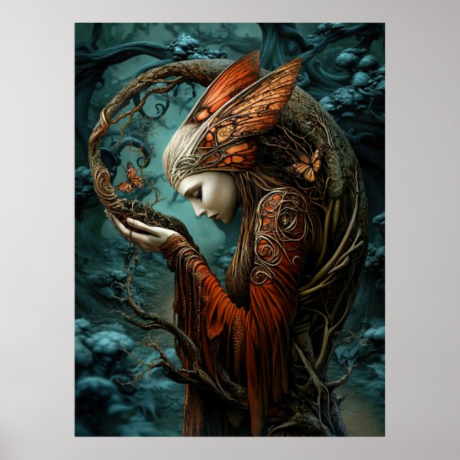 *~* FD3 NATURE WOMAN Guardian Earth Keeper 6 Poster (Framsidan)