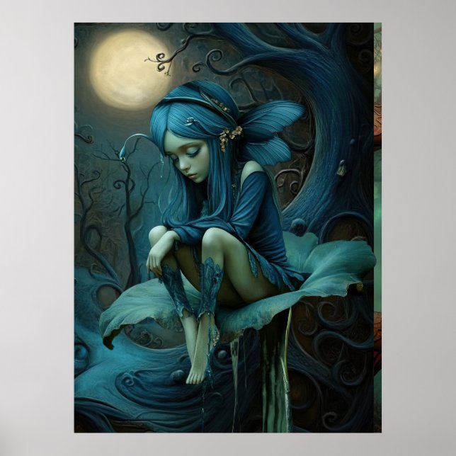 *~* FD3 Surreal Forest Nymph Fantasy 45 Poster (Framsidan)