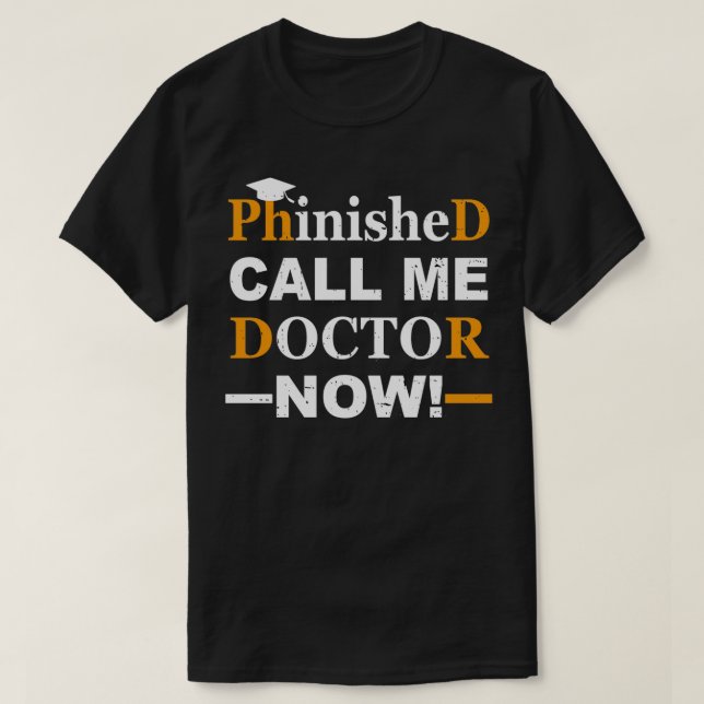 Fd Funny Doktorat Studenten: fin gåva T Shirt (Design framsida)