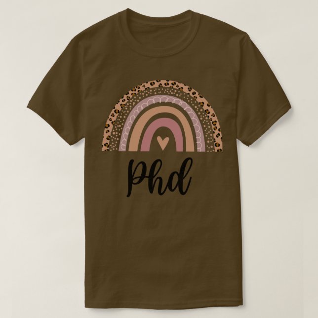 Fd: Minimal regnbågsdesign T Shirt (Design framsida)