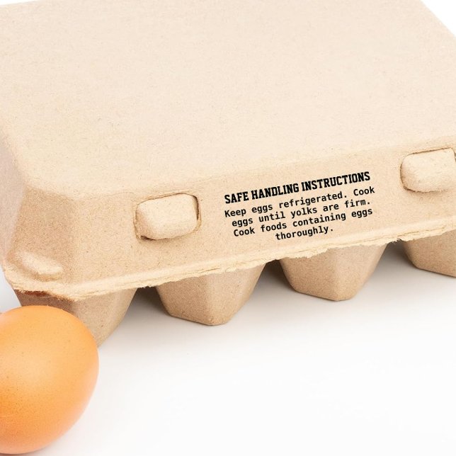 FDA-godkänt ägg frimärke | Säker hanteringsägg Stämpel (Skapare uppladdad)
