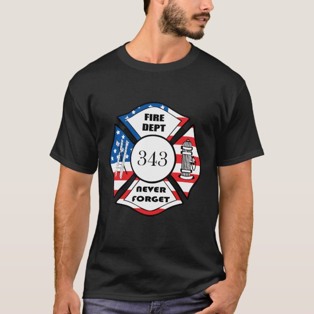 FDNY BRANDKÅR T SHIRT (Framsida)
