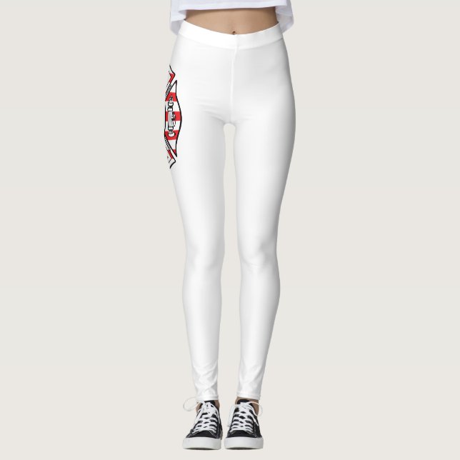 FDNY Fire Department City Of New York Leggings (Framsida)