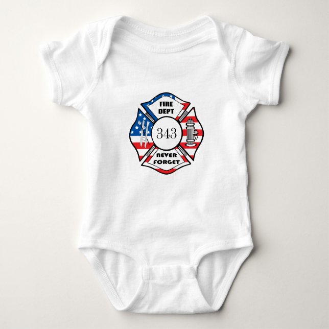 FDNY Fire Department City Of New York T Shirt (Framsida)