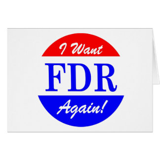 FDR - Amerika mest underbar presidentTribute Hälsningskort