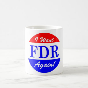 FDR - Amerika mest underbar presidentTribute Kaffemugg