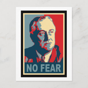 FDR Inga Rädsla Vykort