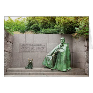 FDR Memorial i Washington DC OBS Kort