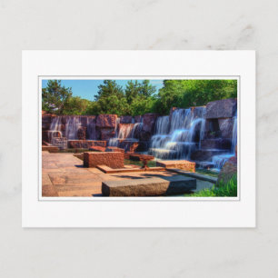 FDR Memorial Waterfall Vykort