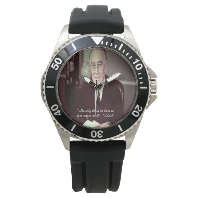 FDR & Nothing To Fear Citatklocka Armbandsur (Framsida)