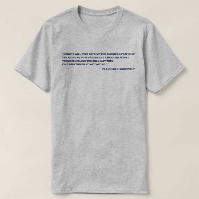 FDR-offertljus T Shirt (Design framsida)