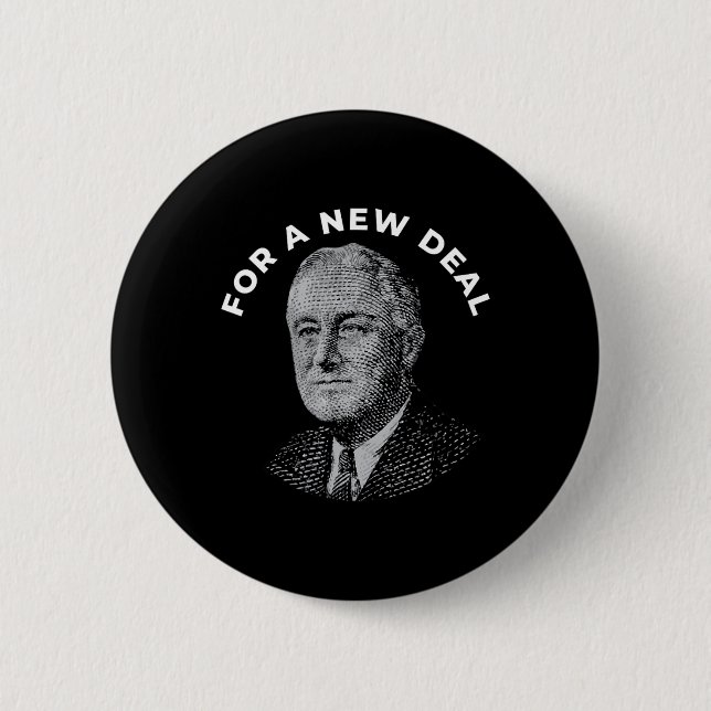 Fdr President Franklin Roosevelt New  Knapp (Framsida)