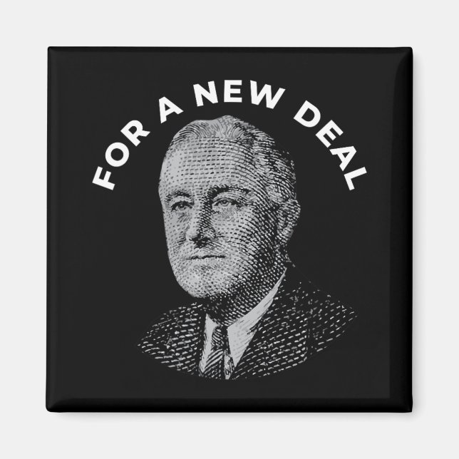 Fdr President Franklin Roosevelt New  Magnet (Framsidan)