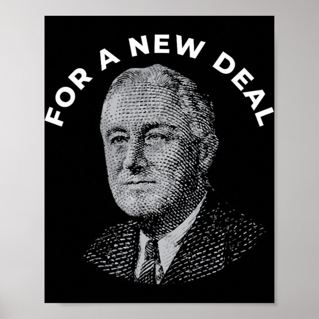 Fdr President Franklin Roosevelt Ny  Poster (Framsidan)