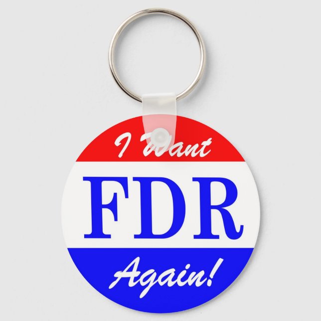 FDR - USA:s Underbarare president Nyckelring (Framsida)