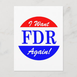 FDR - USA:s Underbarare president Vykort