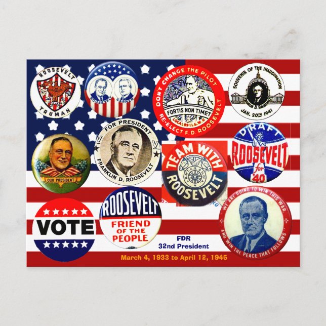 FDR - vykort (Framsida)