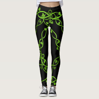 --Fds Sts Patrick damasker 53086H4 för dag XL16 Leggings