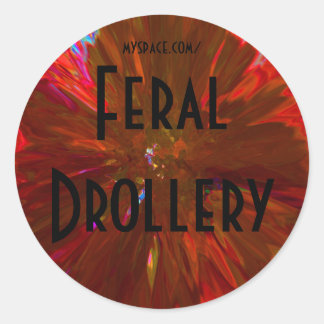 fdslamanderägg runt klistermärke