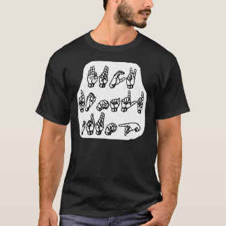 FDT ASL, amerikansk teckenspråk, antitrumpfjälla g T Shirt