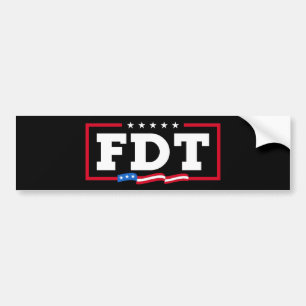 FDT-fungerande antitrumpettrumpning Bildekal