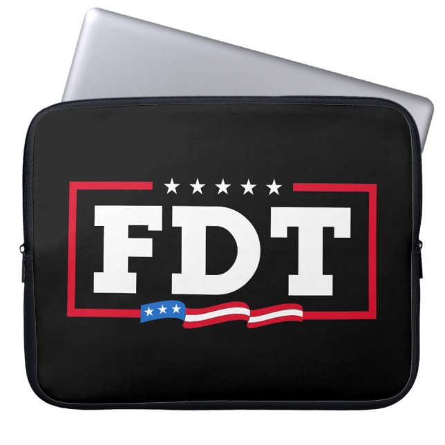 FDT-fungerande antitrumpettrumpning Laptop Fodral (Framsidan)
