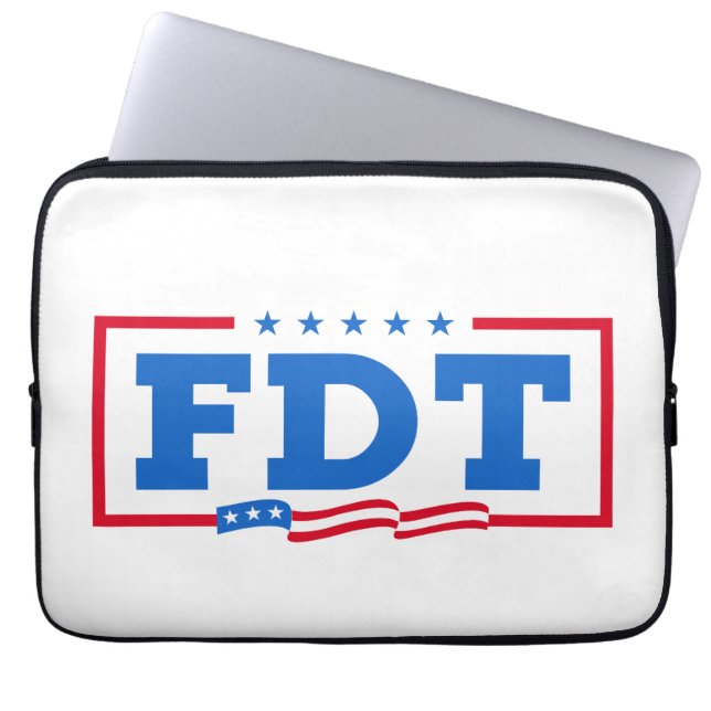 FDT-fungerande antitrumpettrumpning Laptop Fodral (Framsidan)