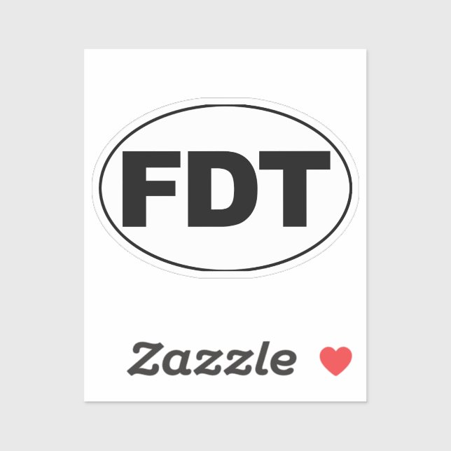 ’FDT’ KLISTERMÄRKEN (Ark)