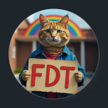 FDT om du vet att du vet Knapp<br><div class="desc">FDT POLITISK KNAPP MED EN COOLA CAT MED EN RAINBOW I BAKGRUNDEN. PERFEKT.</div>