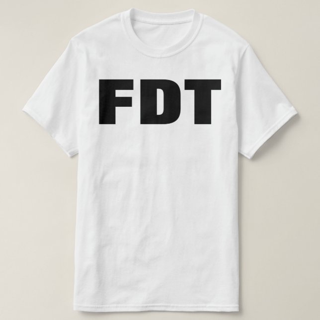FDT T SHIRT (Design framsida)