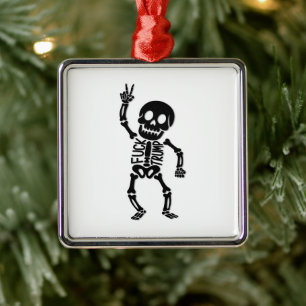 FDT Trump Funny antitrumpSkeleton Julgransprydnad Metall
