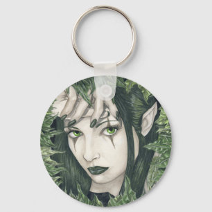Fe av den mörka skogen Keychain Nyckelring